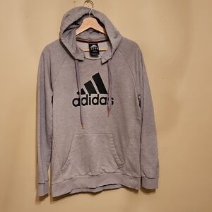 Adidas Gray Athletic Hoodie